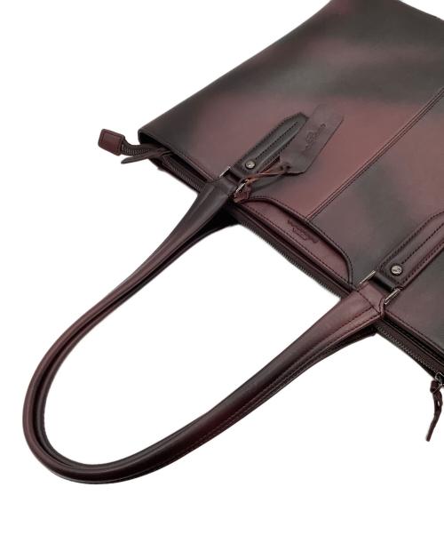 Joya（ジョーヤ）JOYA (ジョーヤ) レザートートバッグ レッドの古着・服飾アイテム