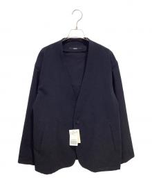 JOURNAL STANDARD（ジャーナルスタンダード）の古着「ノーカラージャケット」｜ネイビー