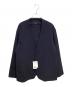 JOURNAL STANDARD（ジャーナルスタンダード）の古着「ノーカラージャケット」｜ネイビー