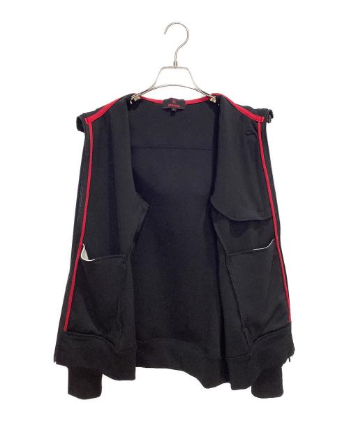 BRIEFING（ブリーフィング）BRIEFING (ブリーフィング) ジップパーカー ブラック×レッド サイズ:Sの古着・服飾アイテム