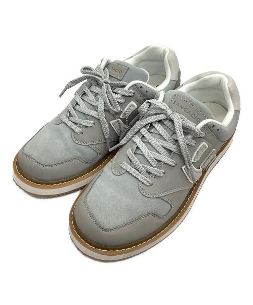 Sangacio（サンガッチョ）SANGACIO (サンガッチョ) ローカットスニーカー グレー×ベージュ サイズ:26の古着・服飾アイテム