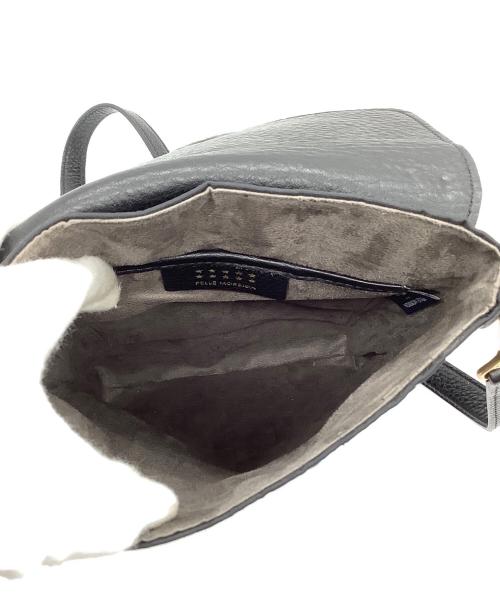 PELLE MORBIDA（ペッレモルビダ）PELLE MORBIDA (ペッレモルビダ) ショルダーバッグ ブラックの古着・服飾アイテム