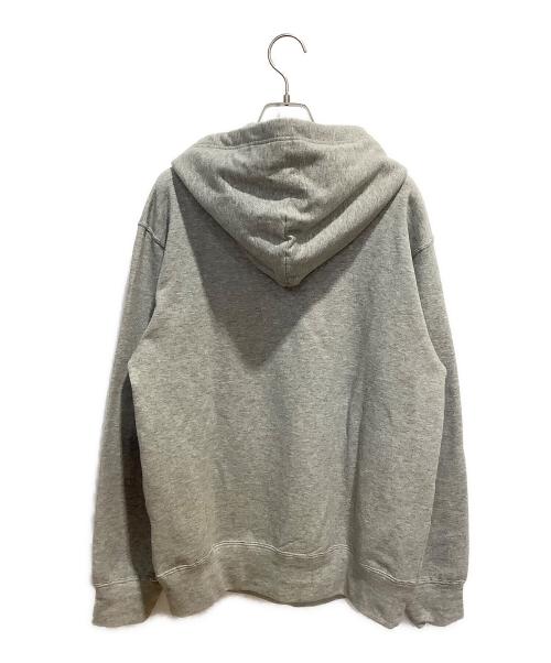 PLAY COMME des GARCONS（プレイコムデギャルソン）PLAY COMME des GARCONS (プレイコムデギャルソン) Pullover Hoodie With Red Emblem Top Gray グレー サイズ:Mの古着・服飾アイテム