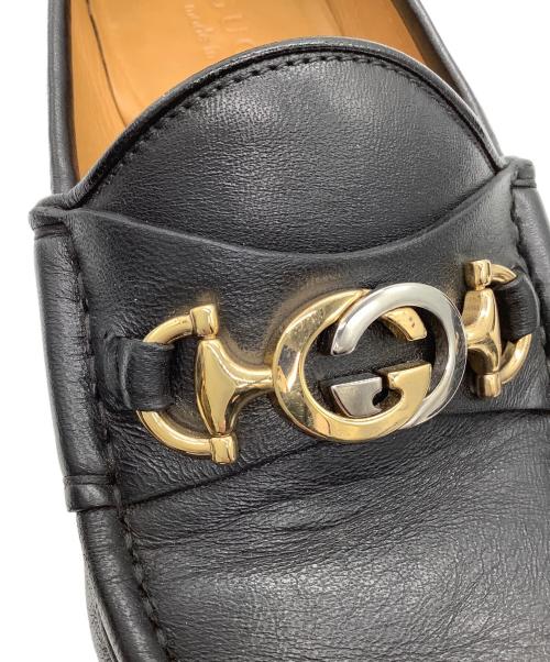 GUCCI（グッチ）GUCCI (グッチ) ビットローファー ブラック サイズ:7 1/2の古着・服飾アイテム