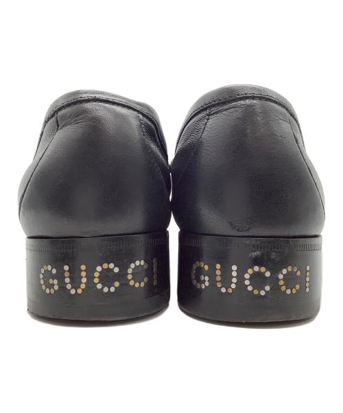 GUCCI（グッチ）GUCCI (グッチ) ビットローファー ブラック サイズ:7 1/2の古着・服飾アイテム