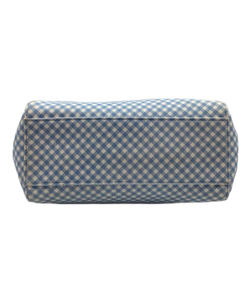 MIU MIU（ミュウミュウ）MIU MIU (ミュウミュウ) カナパ ハンドバッグ スカイブルーの古着・服飾アイテム