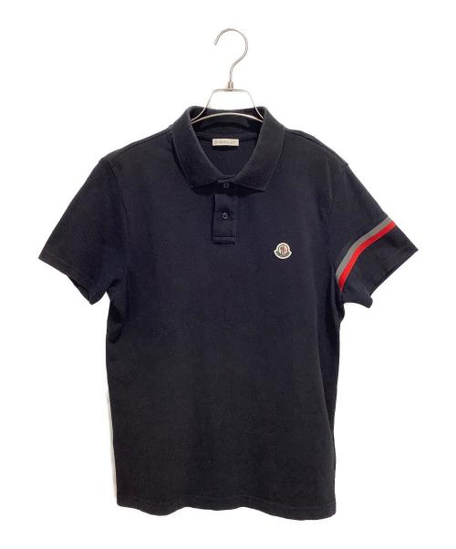 MONCLER（モンクレール）MONCLER (モンクレール) ポロシャツ ネイビー サイズ:Sの古着・服飾アイテム