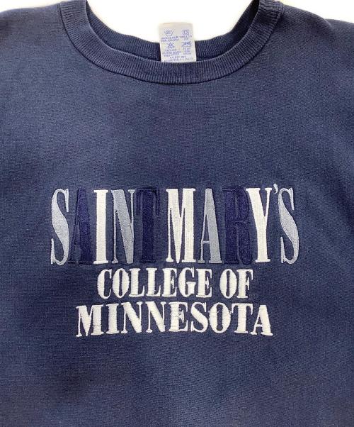 Champion REVERSE WEAVE（チャンピオン リバース ウィーブ）Champion REVERSE WEAVE (チャンピオン リバース ウィーブ) クルーネックスウェット ネイビー サイズ:LARGEの古着・服飾アイテム