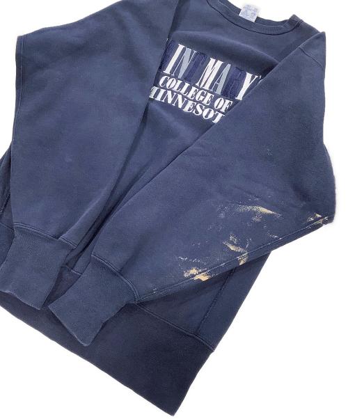 Champion REVERSE WEAVE（チャンピオン リバース ウィーブ）Champion REVERSE WEAVE (チャンピオン リバース ウィーブ) クルーネックスウェット ネイビー サイズ:LARGEの古着・服飾アイテム