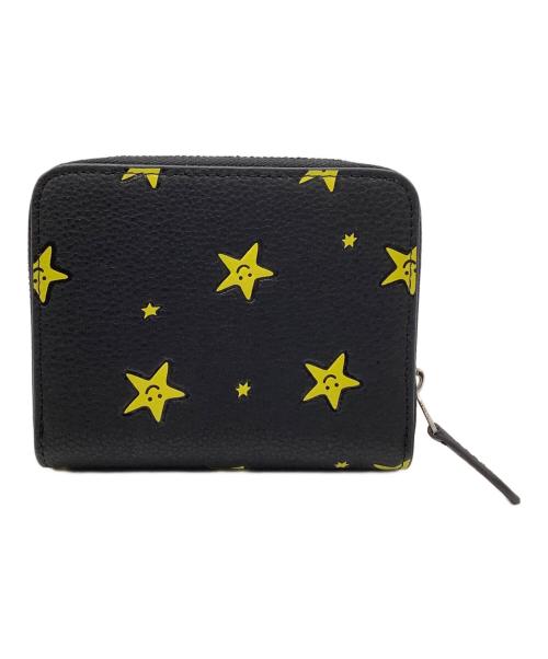 COACH（コーチ）COACH (コーチ) コズミック ビルフォールド ウォレット・スター プリント  ブラックの古着・服飾アイテム