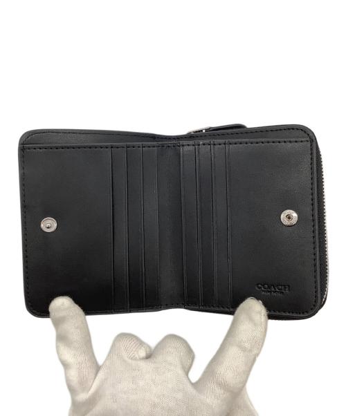 COACH（コーチ）COACH (コーチ) コズミック ビルフォールド ウォレット・スター プリント  ブラックの古着・服飾アイテム