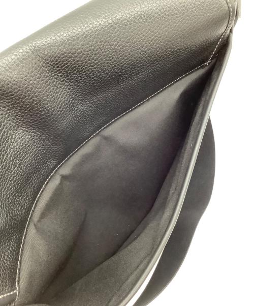 COACH（コーチ）COACH (コーチ) レザーメッセンジャーバッグ ブラックの古着・服飾アイテム