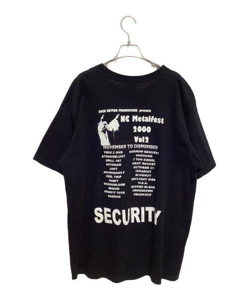 FRUIT OF THE LOOM（フルーツオブザルーム）FRUIT OF THE LOOM (フルーツオブザルーム) ローカル メタルフェス Tシャツ ブラック サイズ:XLの古着・服飾アイテム