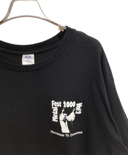 FRUIT OF THE LOOM（フルーツオブザルーム）FRUIT OF THE LOOM (フルーツオブザルーム) ローカル メタルフェス Tシャツ ブラック サイズ:XLの古着・服飾アイテム