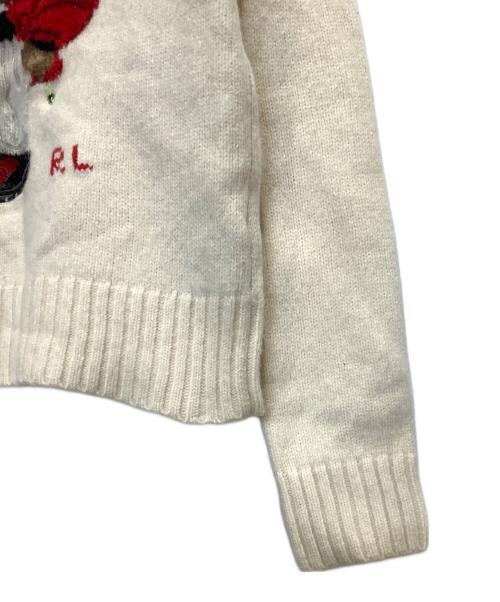 POLO RALPH LAUREN（ポロ・ラルフローレン）POLO RALPH LAUREN (ポロ・ラルフローレン) Polo ベア ウール セーター ベージュ サイズ:Mの古着・服飾アイテム