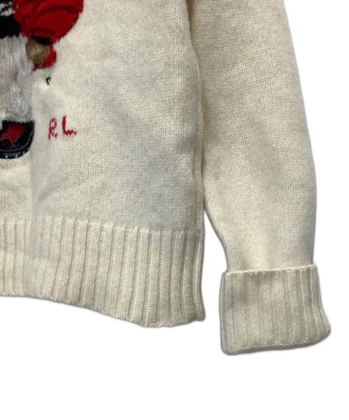 POLO RALPH LAUREN（ポロ・ラルフローレン）POLO RALPH LAUREN (ポロ・ラルフローレン) Polo ベア ウール セーター ベージュ サイズ:Mの古着・服飾アイテム