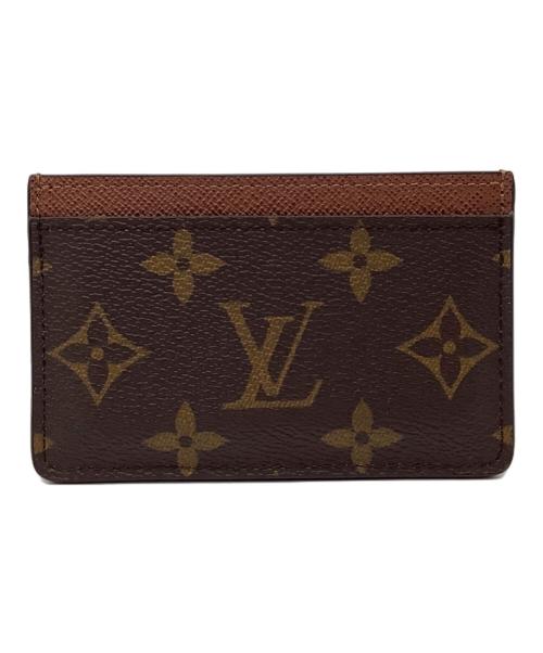 LOUIS VUITTON（ルイ ヴィトン）LOUIS VUITTON (ルイ ヴィトン) モノグラム 名刺入れ ブラウンの古着・服飾アイテム