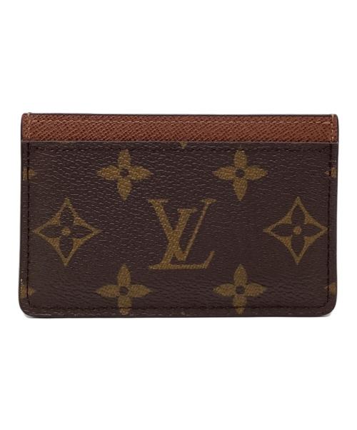 LOUIS VUITTON（ルイ ヴィトン）LOUIS VUITTON (ルイ ヴィトン) モノグラム 名刺入れ ブラウンの古着・服飾アイテム