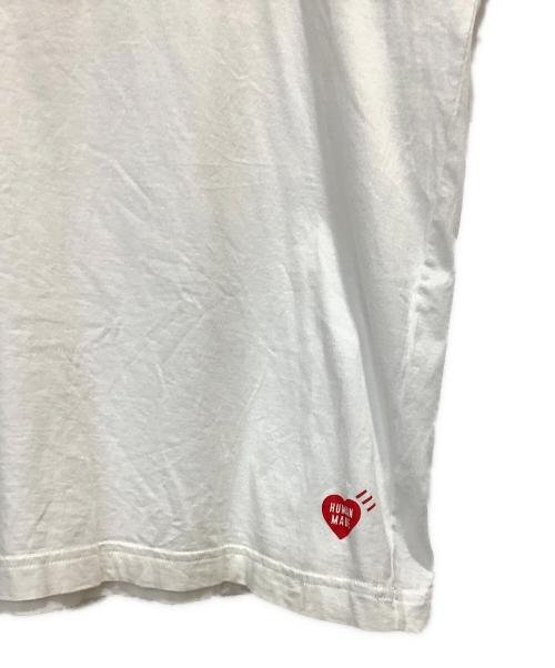 HUMAN MADE（ヒューマンメイド）HUMAN MADE (ヒューマンメイド) Tシャツ ホワイト サイズ:XLの古着・服飾アイテム