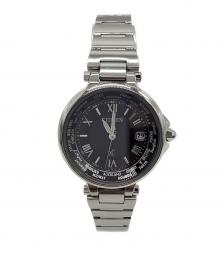 CITIZEN（シチズン）の古着「ソーラー充電 腕時計 SSブレスレット」｜ブラック