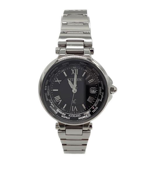 CITIZEN（シチズン）CITIZEN (シチズン) ソーラー充電 腕時計 SSブレスレット ブラックの古着・服飾アイテム