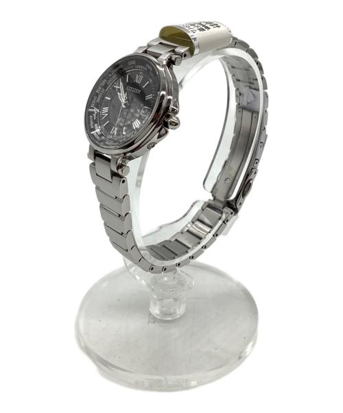 CITIZEN（シチズン）CITIZEN (シチズン) ソーラー充電 腕時計 SSブレスレット ブラックの古着・服飾アイテム