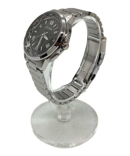 CITIZEN（シチズン）CITIZEN (シチズン) ソーラー充電 腕時計 SSブレスレット ブラックの古着・服飾アイテム