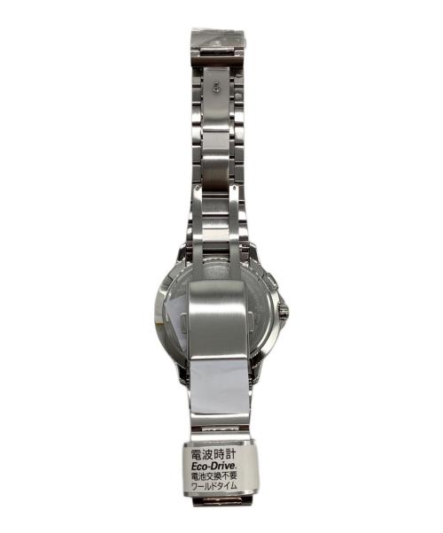 CITIZEN（シチズン）CITIZEN (シチズン) ソーラー充電 腕時計 SSブレスレット ブラックの古着・服飾アイテム