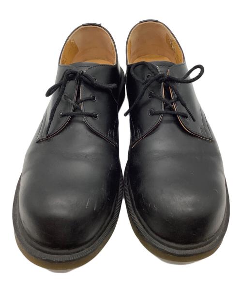 Dr.Martens（ドクターマーチン）Dr.Martens (ドクターマーチン) スチールトゥ 3ホールシューズ ブラック サイズ:UK10の古着・服飾アイテム