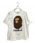 A BATHING APE（アベイシングエイプ）の古着「By Bathing APE TEE」｜ホワイト