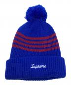 SUPREMEシュプリーム）の古着「2013FW 4-Stripe Loose Gauge Beanie」｜ブルー