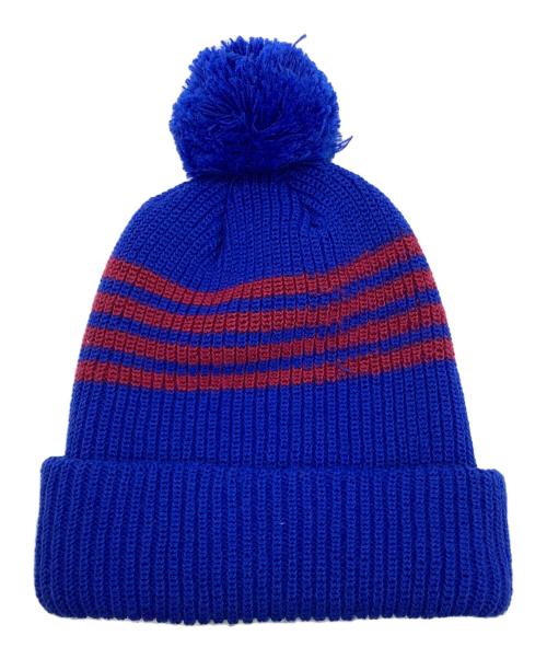 SUPREME（シュプリーム）SUPREME (シュプリーム) 2013FW 4-Stripe Loose Gauge Beanie ブルーの古着・服飾アイテム