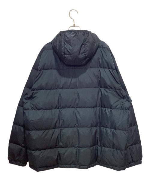 Eddie Bauer（エディーバウアー）Eddie Bauer (エディーバウアー) WIDE CHANNEL HOODED DOWN JACKET ネイビー サイズ:XXLの古着・服飾アイテム