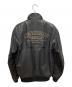 KUSHITANI (クシタニ) ハリントン レザー ジャケット ブラック サイズ:L：18000円