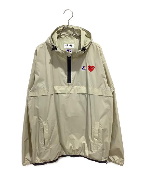 K-WAY（ケイウェイ）K-WAY (ケイウェイ) アノラックパーカー ベージュ サイズ:XLの古着・服飾アイテム