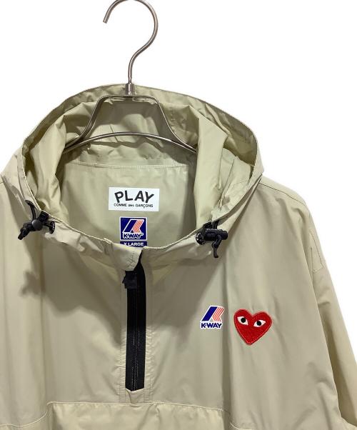 K-WAY（ケイウェイ）K-WAY (ケイウェイ) アノラックパーカー ベージュ サイズ:XLの古着・服飾アイテム
