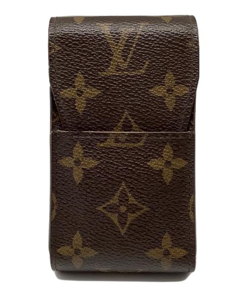 LOUIS VUITTON（ルイ ヴィトン）LOUIS VUITTON (ルイ ヴィトン) モノグラム エテュイ・シガレット ブラウンの古着・服飾アイテム