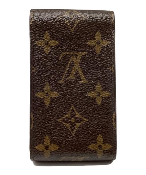 LOUIS VUITTON（ルイ ヴィトン）LOUIS VUITTON (ルイ ヴィトン) モノグラム エテュイ・シガレット ブラウンの古着・服飾アイテム