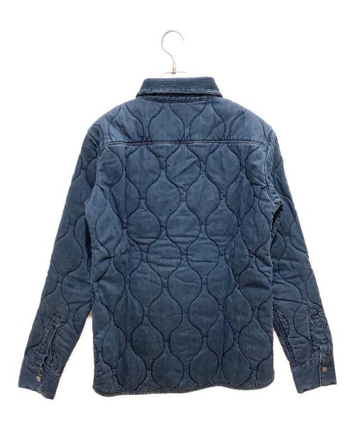 NATAL DESIGN（ネイタルデザイン）NATAL DESIGN (ネイタルデザイン) QUILTED SHIRTS インディゴ サイズ:Lの古着・服飾アイテム
