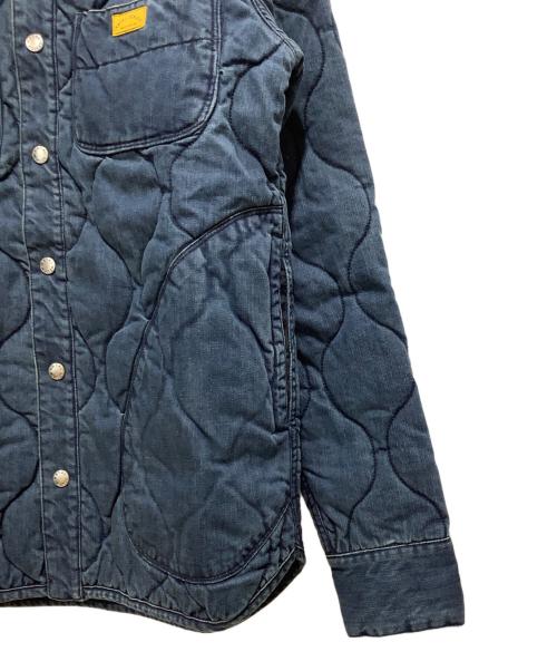 NATAL DESIGN（ネイタルデザイン）NATAL DESIGN (ネイタルデザイン) QUILTED SHIRTS インディゴ サイズ:Lの古着・服飾アイテム