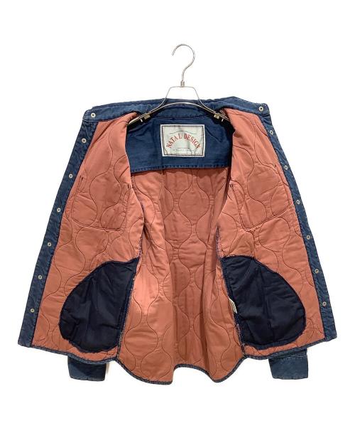 NATAL DESIGN（ネイタルデザイン）NATAL DESIGN (ネイタルデザイン) QUILTED SHIRTS インディゴ サイズ:Lの古着・服飾アイテム