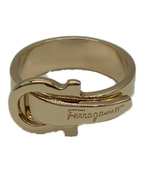 Salvatore Ferragamo（サルヴァトーレ フェラガモ）Salvatore Ferragamo (サルヴァトーレ フェラガモ) ガンチーニ スカーフリング ゴールドの古着・服飾アイテム