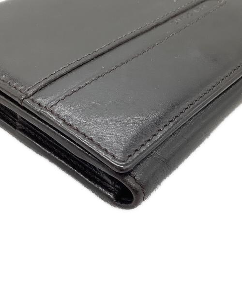 BVLGARI（ブルガリ）BVLGARI (ブルガリ) 3つ折り財布チェーン付き ダークブラウンの古着・服飾アイテム