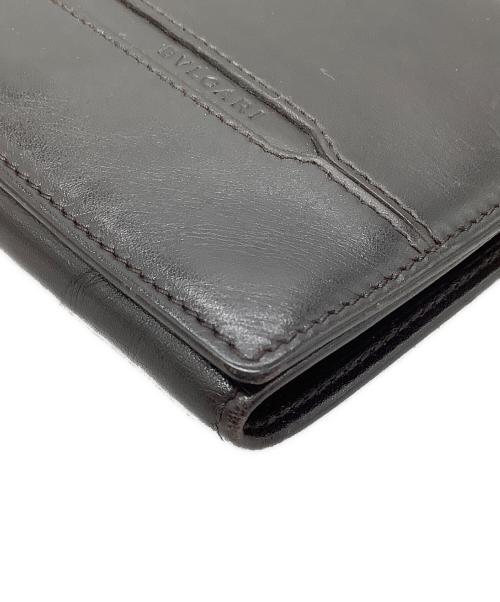 BVLGARI（ブルガリ）BVLGARI (ブルガリ) 3つ折り財布チェーン付き ダークブラウンの古着・服飾アイテム