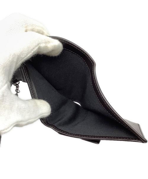 BVLGARI（ブルガリ）BVLGARI (ブルガリ) 3つ折り財布チェーン付き ダークブラウンの古着・服飾アイテム