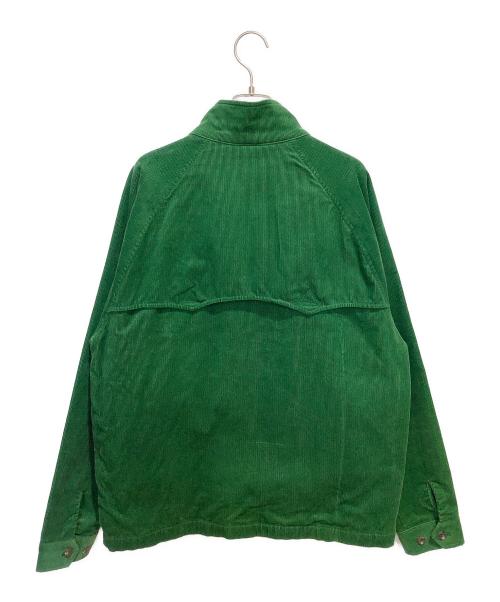 POLO GOLF（ポロ ゴルフ）POLO GOLF (ポロ ゴルフ) コーデュロイ ハリントンジャケット グリーン サイズ:Lの古着・服飾アイテム