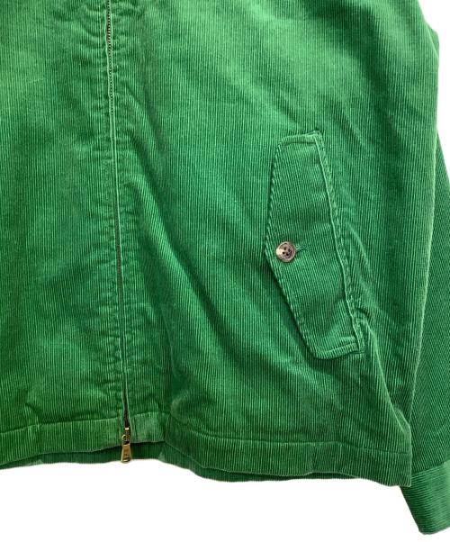 POLO GOLF（ポロ ゴルフ）POLO GOLF (ポロ ゴルフ) コーデュロイ ハリントンジャケット グリーン サイズ:Lの古着・服飾アイテム