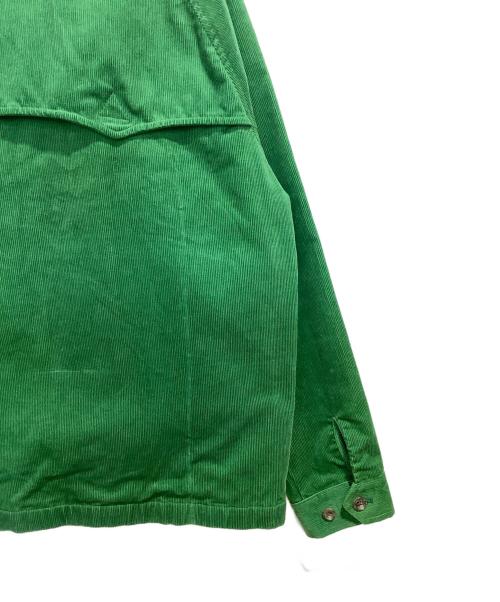 POLO GOLF（ポロ ゴルフ）POLO GOLF (ポロ ゴルフ) コーデュロイ ハリントンジャケット グリーン サイズ:Lの古着・服飾アイテム