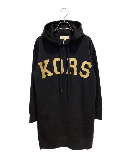MICHAEL KORS（マイケル・コース）MICHAEL KORS (マイケル・コース) パーカー ワンピース ブラック サイズ:Sの古着・服飾アイテム