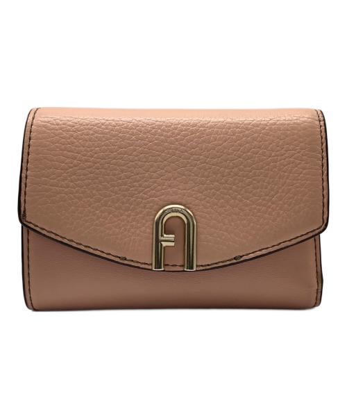 FURLA（フルラ）FURLA (フルラ) 3つ折り財布 ピンクの古着・服飾アイテム
